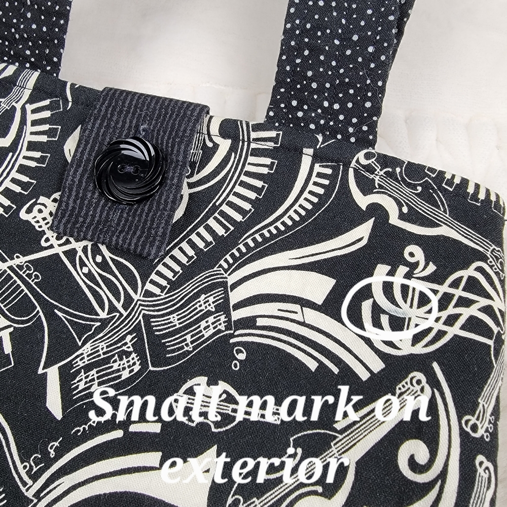 Homemade Bag with Musical Instruments Print - Picture 7 of 15